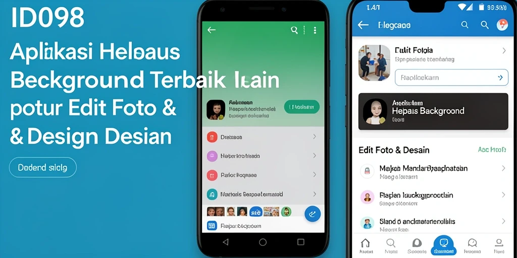 Tampilan antarmuka ID098 yang simpel dan efektif untuk Hapus Background.